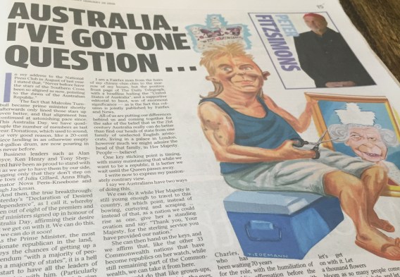 FitzSimons of The Tele
