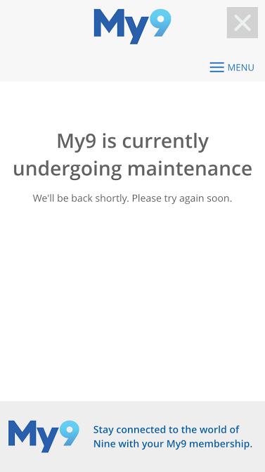 My9 is currently down but expected to launch in the coming days.