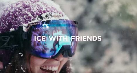 coca-cola ice with friends