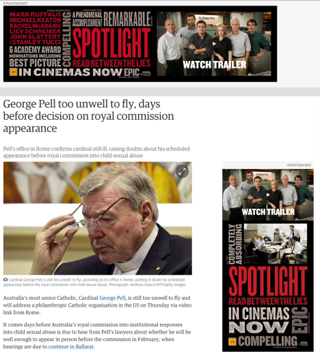 george pell spotlight movie