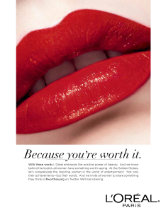 loreal red carpet golden globes campaign