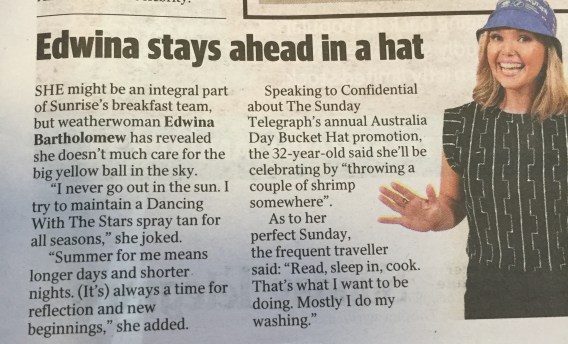 Phoning it in for Australia Day