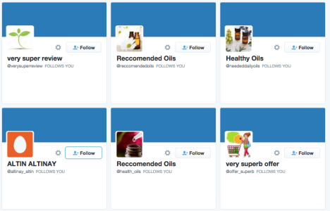 twitter spammy followers
