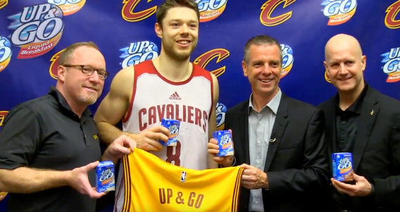 Up & Go seals new sponsorship deal with Aussie player and NBA Cleveland Cavaliers