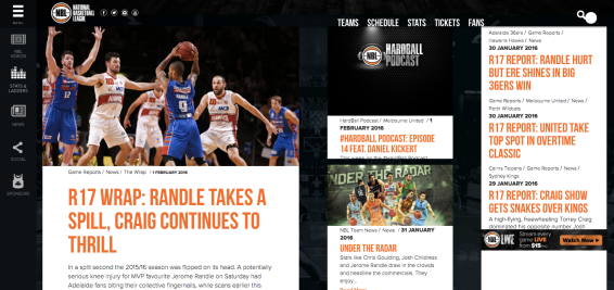 Newsmodo to provide content support to the National Basketball League for season 2015/16