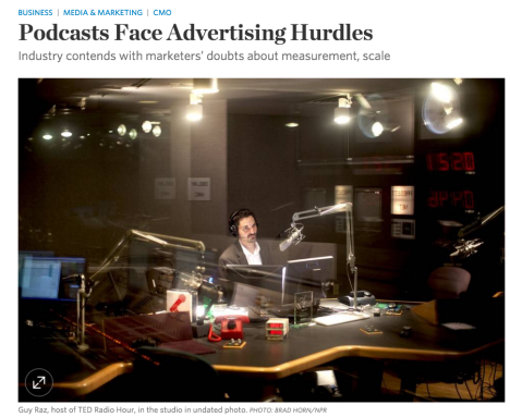 NPR podcast studio shot