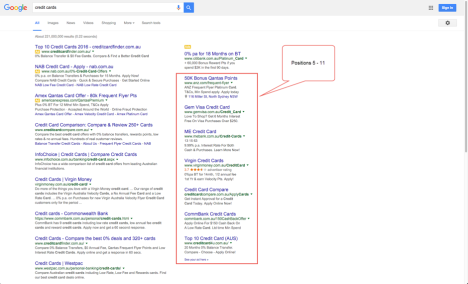 Old Google search results