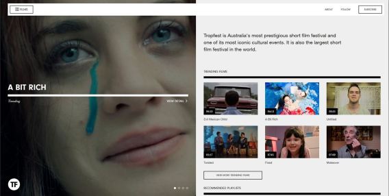 Tropfest launches new viewing portal to push deeper engagement, re-engage audience