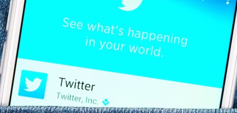 Twitter on smartphone