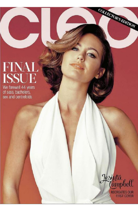 The final cover with Campbell