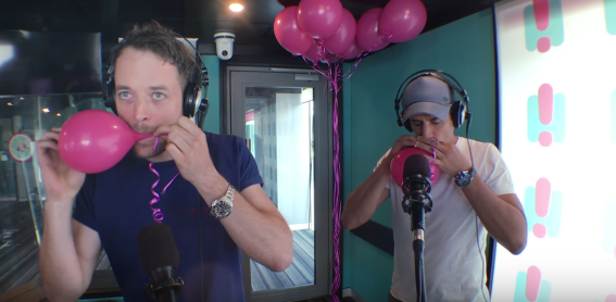 Dr Karl reveals how helium nearly killed him live on television, as Hamish & Andy are criticised for doing same thing in radio prank call