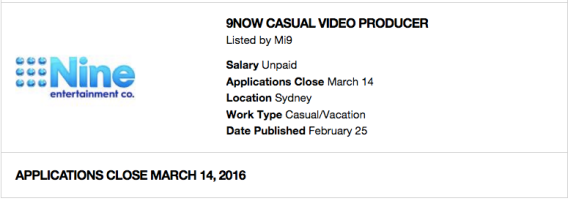 Qualified and have five years experience? Have we got an unpaid job for you