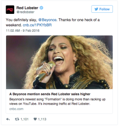 red lobster beyonce