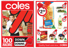 Coles print spend is down, down.