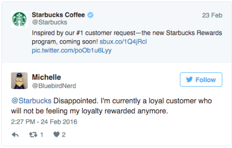 Starbucks twitter
