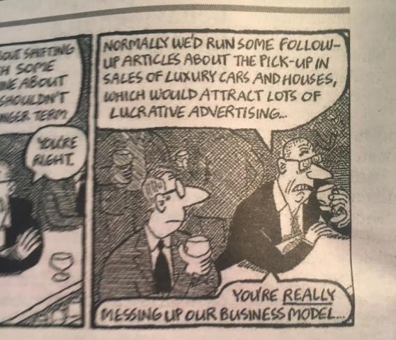 Satirising yourself
