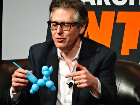 ira glass balloon animal selfies