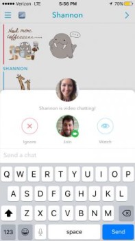 snapchat video chat