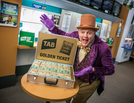 TAB offers $1m prize as part of Willy Wonka themed Golden Ticket promotion