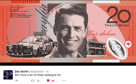 Karl for the $20 note