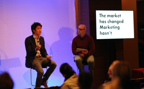 Mumbrella360 -growing brands in a post growth era - Dennis and Adam - marketing 2