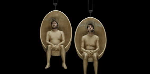 Bonds talking testicles are back and facing tickling sensation of manscaping in latest spot