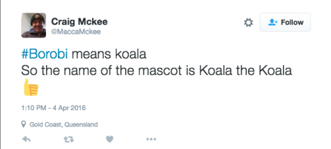 borobi is koala