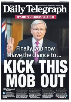 col allan telegraph front page