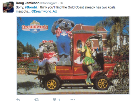 gold coast koala mascots