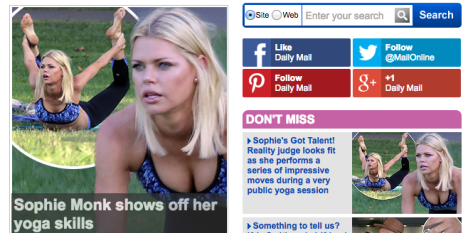 sophie monk daily mail yoga