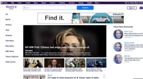 yahoo screen shot