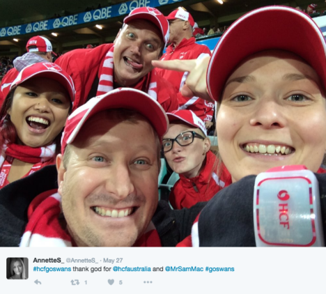 HCFgoswans tweet fans
