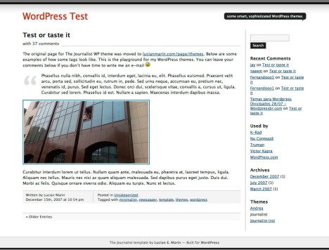 The first template Mumbrella was based on