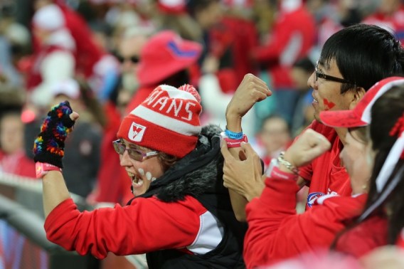 HCF lights up SCG with activation linking fans’ heartbeats with overall health
