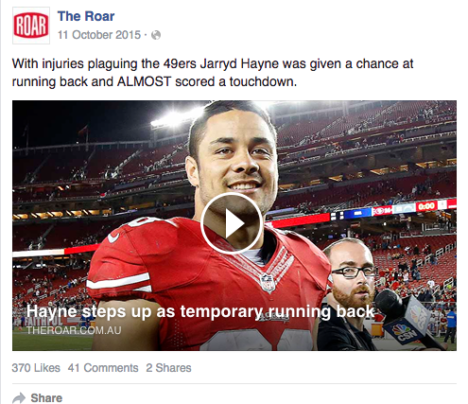 jarryd hayne touchdown