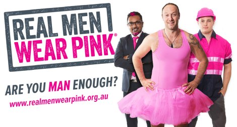 National Breast Cancer Foundation campaign challenges men to wear pink and raise money