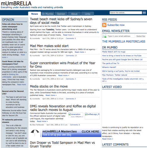 mumbrella april 2009