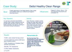 remarkables dettol case study