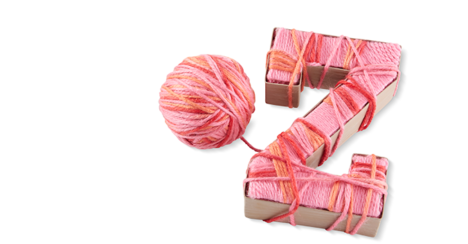 yarn wrapped letters