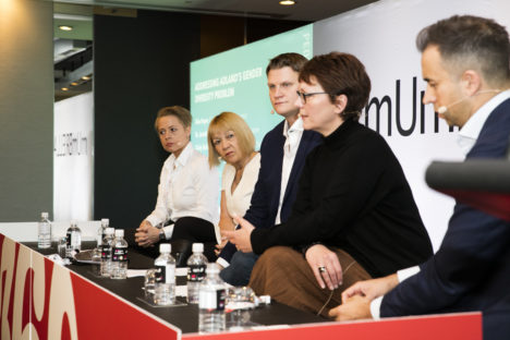 m360 day 2 addressing adland's gender diversity problem cindy gallop alex hayes jennifer whelan