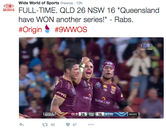 State of Origin II draws 2.404m to watch Queensland clinch the series