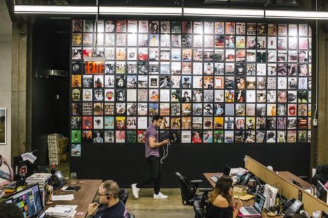 Vice Media’s headquarters in Williamsburg, Brooklyn. Vice owns websites, social-media channels and a cable network. PHOTO- CHRISTOPHER GREGORY FOR THE WALL STREET JOURNAL