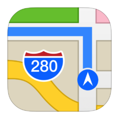 apple maps icon