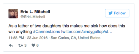 bayer rape culture cannes tweet