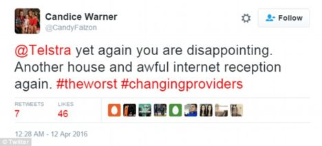 candice falzon telstra tweet