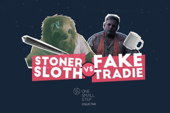 #FakeTradie v Stoner Sloth: which bad ad achieved the biggest social buzz?