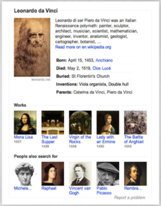 google knowledge graph