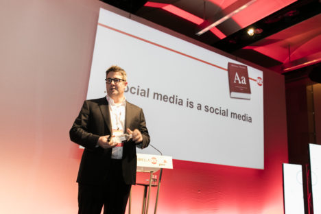 Mark Ritson speaking at Mumbrella360 2016