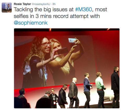 selfie selfies mumbrella360 sophie monk