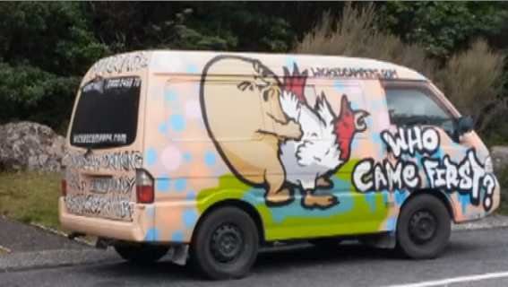 Wicked Campers reprimanded by ASB for ‘chicken and egg sex van’